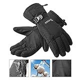 Jogoo Winter Warm Ski Gloves, Thinsulate snowboarding gloves, Waterproof & Windproof with Zipper and Pocket