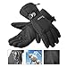 Jogoo Winter Warm Ski Gloves, Thinsulate snowboarding gloves, Waterproof & Windproof with Zipper and Pocket