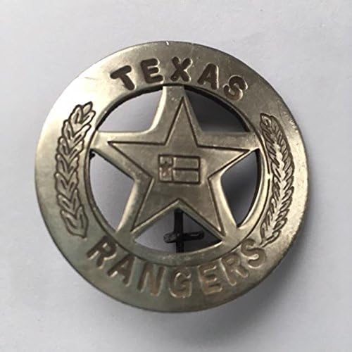 Costume Badge Silver Texas Ranger Prop
