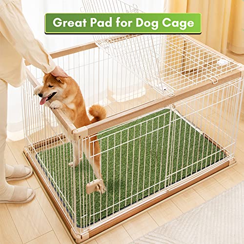 Artificial Grass Dog Mat, Washable Dog Crate Mat, Reusable Puppy Pee