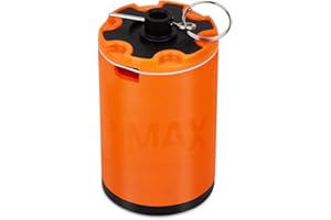 40MAX 150 Round ABS 6mm BBS Impact Shower for Airsoft ，CQB，CS Nerf Rival Battle -Orange