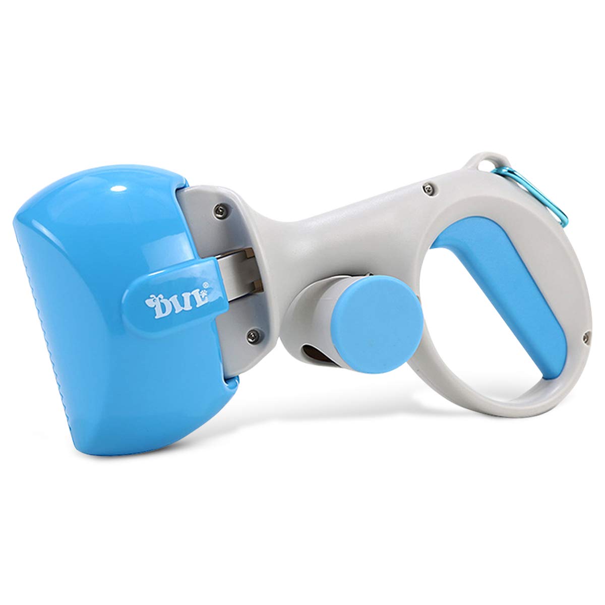 PETCUTE Dog Pooper scooper Portable Dog Pooper grabber with Poop Bag Dispenser Handheld Scooper Pickup Jaw for Pet