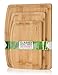 Premium Bamboo Cutting Board Set of 3 -Eco-Friendly Wood Chopping Boards with Juice Groove for Food Prep, Meat, Vegetables, Fruits, Crackers & Cheese-100% Natural Bamboo Craftsmanship -by Clasier