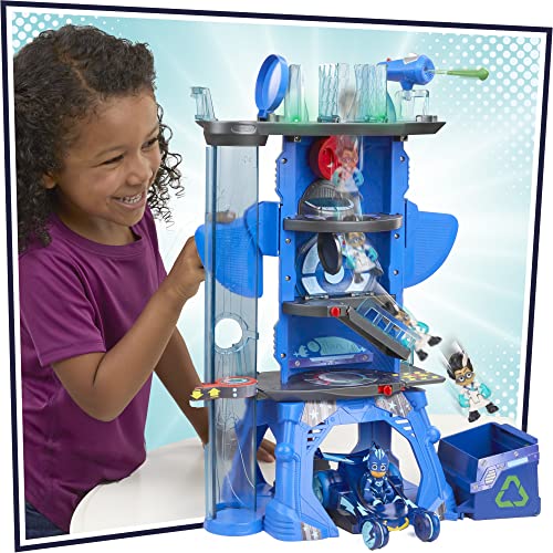 Hasbro PJ Masks Deluxe Battle HQ Preschool Toy, Headquarters Playset