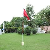 77tech Backyard Practice Golf Hole Pole Cup Flag Stick,golf Putting Green Flagstick