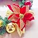 Osiga (Pack of 12) Glitter Poinsettia Christmas Tree Ornaments,Christmas Decorations Flower (Red)