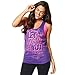 Zumba Womens Let It Move You Loose Tank