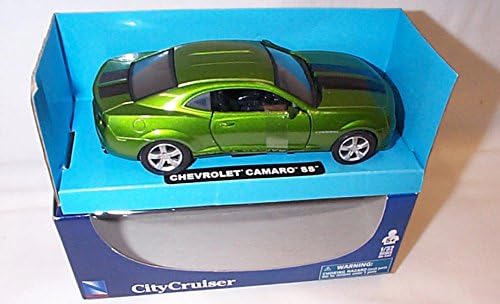 newray green chevrolet camaro SS car 1.32 scale diecast model