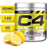 C4 Original Pre Workout Powder Pink Lemonade | Sugar Free Preworkout Energy Supplement for Men & Women | 150mg Caffeine + Beta Alanine + Creatine | 60 Servings