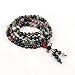 Yosoo Buddha Buddhist India Agate Prayer Mala Beads Bless Bracelet Necklace