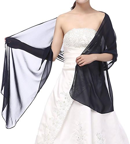 Soffte Cloud Sheer Chiffon Women Evening Shawls and Wraps for Dresses