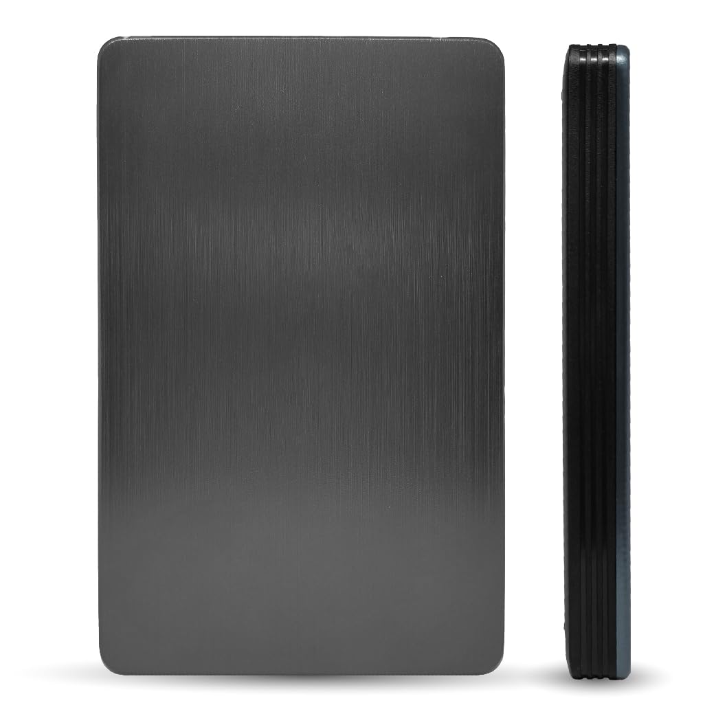 Photo 1 of 1TB External Hard Drive USB 3.0 Portable Hard Drive 2.5inch External HDD High-Speed Data Transfer Storage and Backup External Hard Drives for Laptop, Gaming Console, PC, MAC, Desktop - Grey