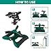 Lawnfit Lawn Impact 360 Degree Rotating Sprinkler, Large, Green
