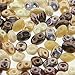 SuperDuo Czech Two-hole Seed Crystal Beads 5x2.5mm Mocha Latte Mix Approx 22.5 Grams