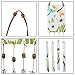 Afirst Dragonfly Wind Chimes 21 inches Colorful Glass Wind Chime Unique Gift Idea for Family and Friends Great Decoration for Home and Garden