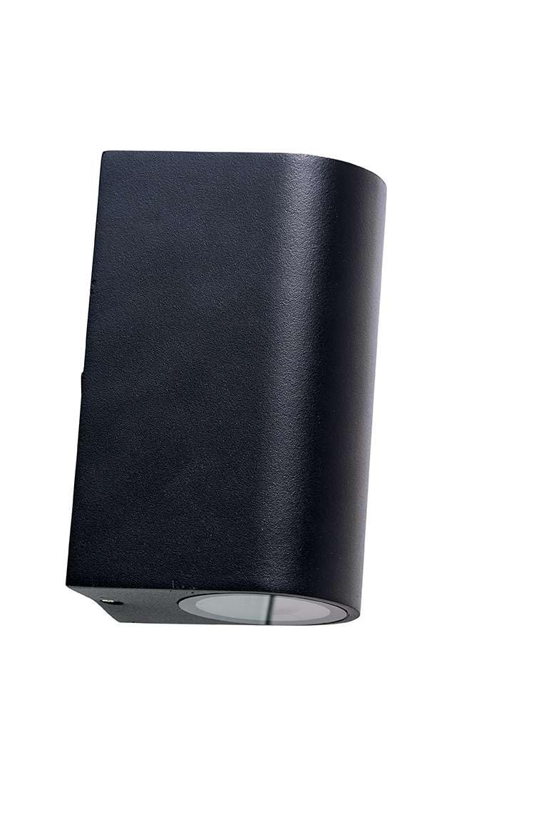 Dyberg Larsen Laesoe Up/Down Outdoor Wall Lamp, Black