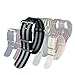 BluShark Original Premium Nylon Watch Strap - Durable, Waterproof Replacement Watch Band for Men and Women | Stainless Steel Buckle | Ballistic, Military | Bond, 24mm