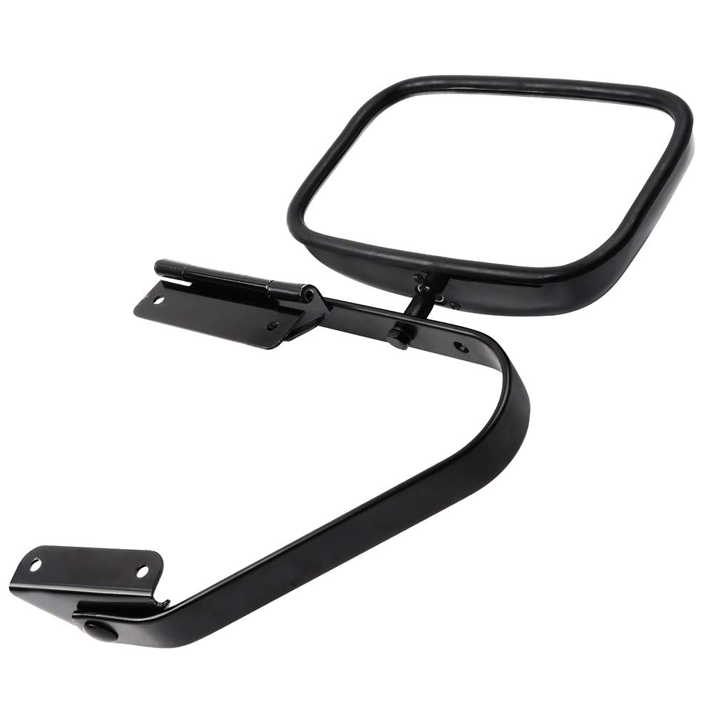 Photo 1 of ECCPP Manual Telescopic Towing Mirror For Ford F150/Bronco (1980-1996) Black Textured Housing Replacement