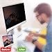 Computer Privacy Screen 23 inches - Date Protection for Desktop Computer Security - Anti-Glare, Anti-Scratch, Blocks 96% UV - Matte or Gloss Finish Privacy Filter Protector - 16:9{PF230W9B}