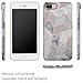 LUMARKE iPhone 8 Plus Case,iPhone 7 Plus Case,Geometric Grey Marble Designs for Girls Women Men,Soft TPU Silicone Cover Slim-fit Protective Phone Case for Apple iPhone 7 Plus/iPhone 8 Plus