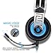 Gaming Headset Compatible Xbox One, SADES PS4 Headset with Mic, PC, Noise Cancelling Over Ear Headphones with LED Light Bass Surround Soft Memory Earmuffs Compatible Mac Laptopthumb 1