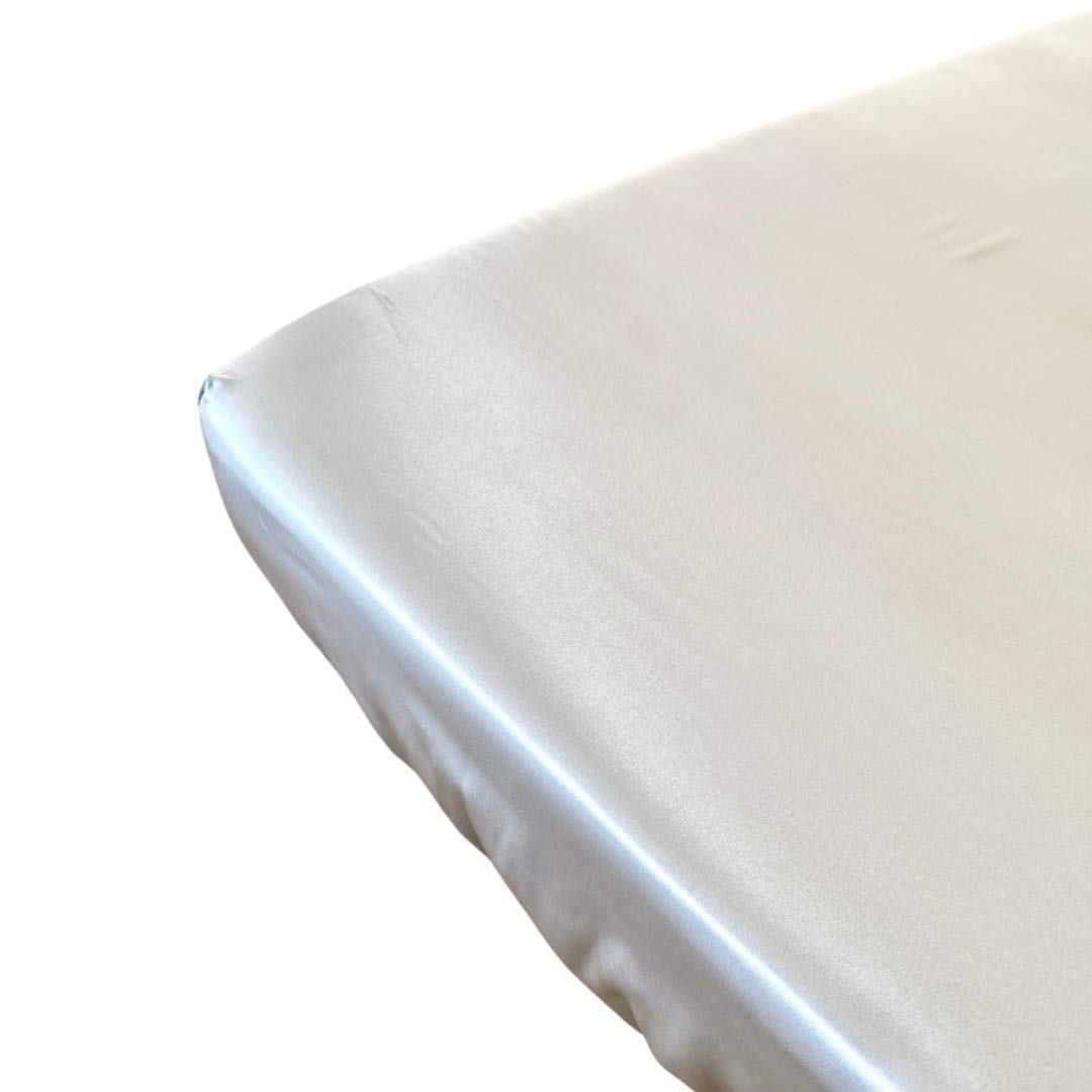 MANE by TIM & TAM SINGLE BED SATIN Fitted Sheet 190x90cm (Grey)