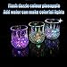 Bar Glasses Funny,DiDaDi [3 PCS] Water Activated Colorful Flashing LED Light Up Shot Glasses Blinking Beer Wine Whisky Vodka Martini Drinkware Glow Glasses Mugs for Bar Club Christmas Party Supplies