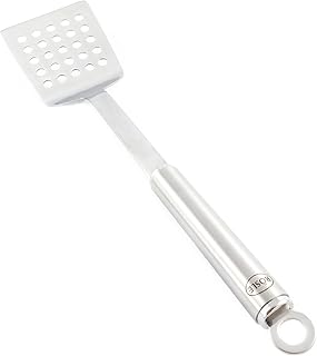 Rösle BBQ-Wender Grillwender- Aus Edelstahl - 46 cm lang - Rohrgriff mit Spezialzement vergossen - Ideal für Burger, Gemüse, Pizza, Garnelen, Paela und viel mehr