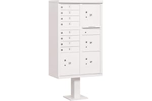 Salsbury Industries 3306WHT-U 8 A Size Doors-Type VI-USPS Access Cluster Box Unit White