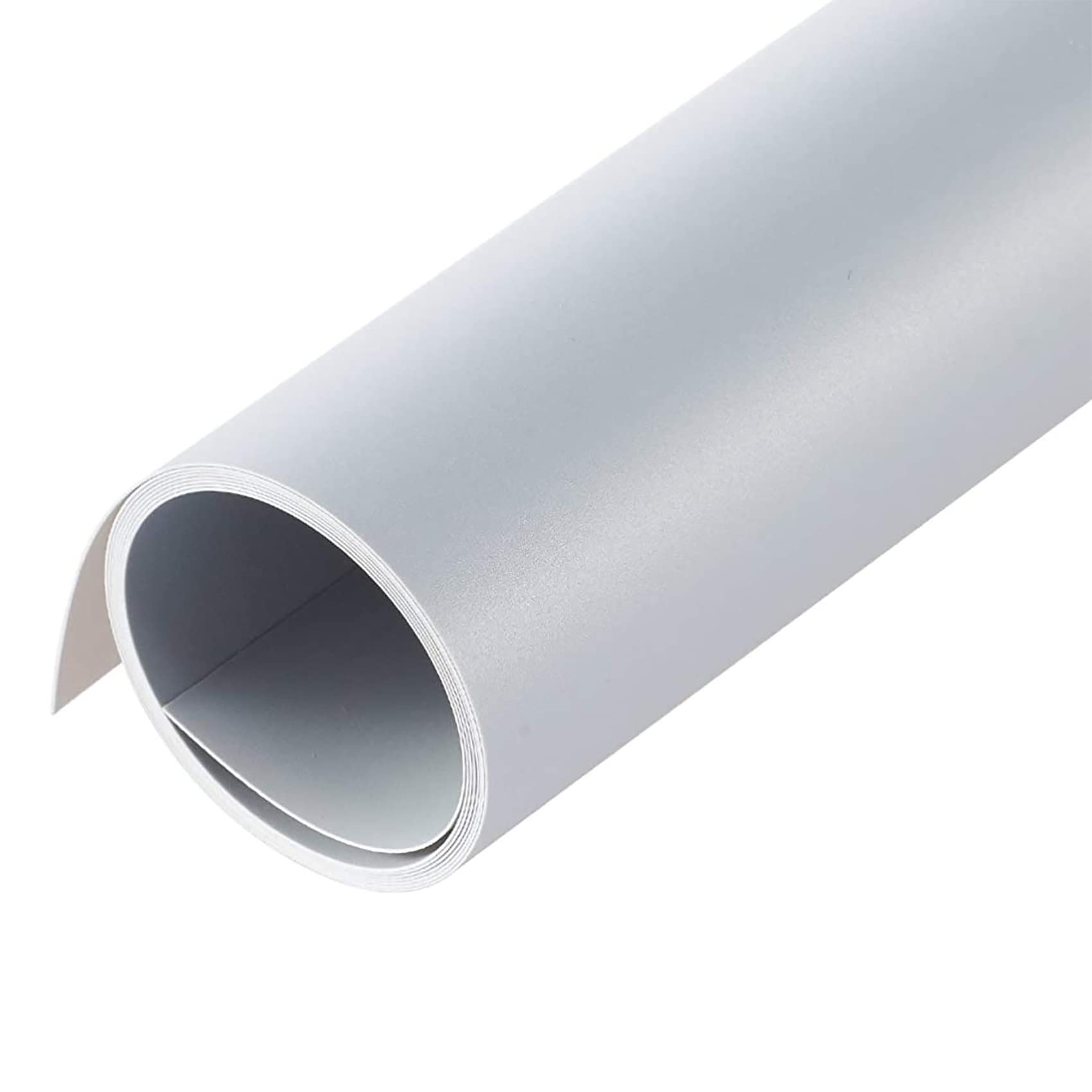 Selens Food Photography Backdrop PVC Background Paper 120x200CM Vinyl Grey Photo Studio Matte Waterproof for Product Portrait Props Pet Flat Lay Cosmetics Jewelry Shooting Video Gray