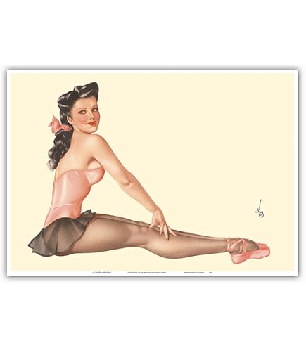 Amazon.com: Varga Girl - June 1943 - Vintage Pin Up Girl Print by