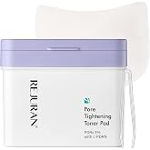 REJURAN Pore Tightening Toner Pads, PDRx 3% &amp; c-PDRN&reg;, 60 Pads, 7.43 fl oz | Pore Cleansing &amp; Refining Care with PDRx 3%, PDRN, AHA, PHA, BHA &amp; LHA for Smoother Skin Texture, Korean Skincare