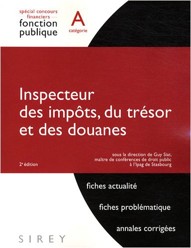 Inspecteur des impôts, du trésor et des douanes