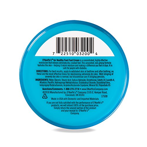 O'Keeffe's for Healthy Feet Foot Cream, 3.2 oz., Jar Beauty & Personal Care, Foot, Hand & Nail Care, Foot & Hand Care, Foot Creams & Lotions