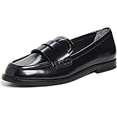Loeffler Randall Women's Rachel Leather Loafers, Black, 6.5 Medium US