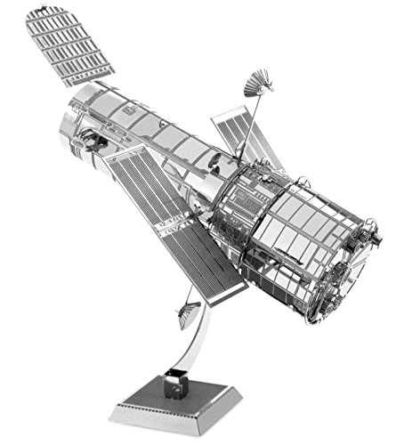 51DMcGGAt1L Set of 2 Metal Earth 3D Laser Cut Models: Hubble Telescope & Apollo Lunar Rover - Image 3