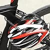 Suzanne.XY Motorhelm Lock Hangslot met Anti-diefstal 4 Cijfer Combinatie Wachtwoord Draagbare Bike Motorhelm