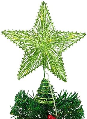 Christmas Concepts 10 Lime Green Springy Star With Warm White
