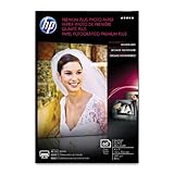 HP Premium Plus Photo Paper, Glossy, 4x6, 60 Sheets (CR665A)
