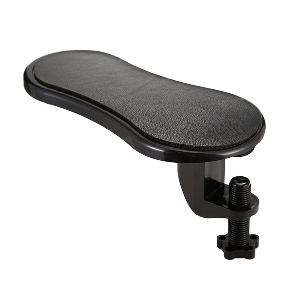 Computer Wrist Rest, Elbow Rest Pad, Arm Rest Support, Memory Foam Rotating Adjustable Ergonomic Desk Extender Pad for Office, Work, Study, Play, Desk, Chair (Black)