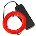 Zitrades EL Wire Portable with Battery Pack-15ft-Red
