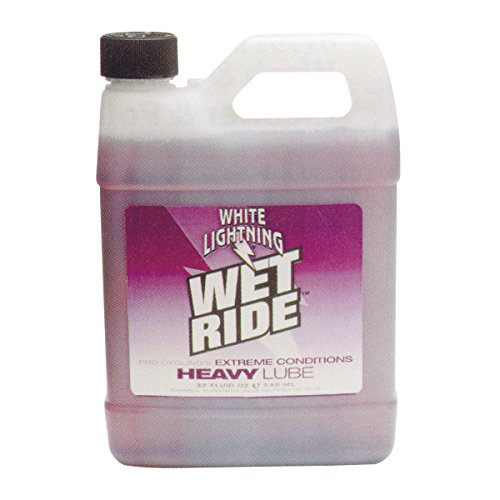 white lightning wet ride synthetic lubricant