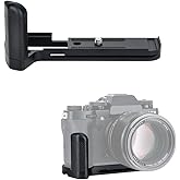 JJC Metal Hand Grip L Bracket Holder for Fujifilm Fuji X-T3 XT3 X-T2 XT2 Camera, Arca Swiss Type Quick Release Plate, Replaces Fujifilm MHG-XT3 MHG-XT2 Handgrip (Not Compatible with X-T4 XT4)