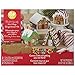 Gingerbread House Kit Build It Yourself Mini Village - Christmas Fun decorating, Kit Includes: 4 Sets Of House Panels, 4 Types Of Candies, Icing, Decorating Bags - Bundled With Extra Candy!