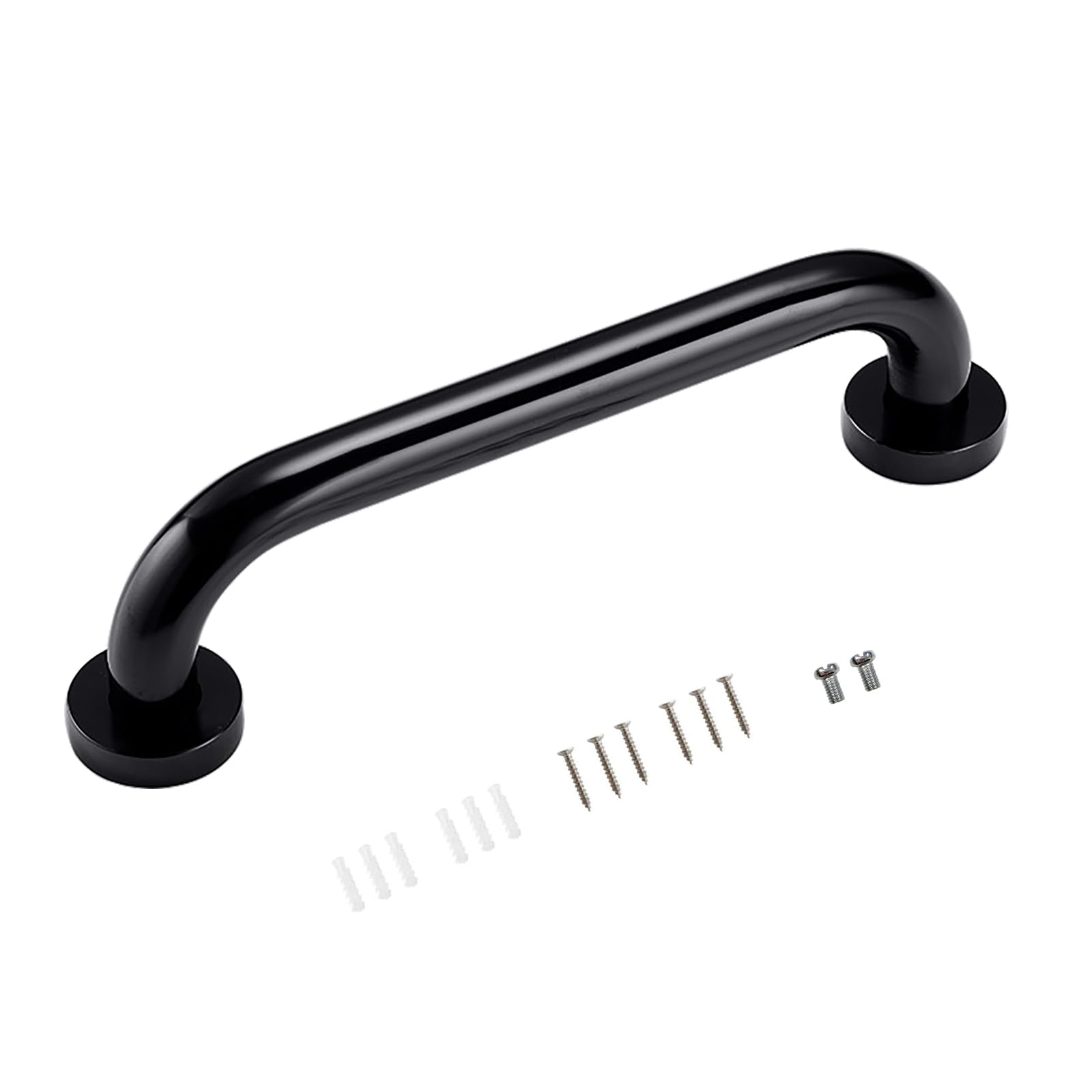 Photo 1 of **used missing parts***12'' Grab Handle Railing Wall Railing for Elderly Handrail Grab Rail Stainless Steel Pipe Hand Rail Safety Handle Bar Banister Rail Indoor & Outdoor Grab Bar