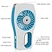 D-FantiX Handheld Fan Battery Operated Portable Water Misting Fan Personal Mist Fan for Travel, Home, and Office Blue