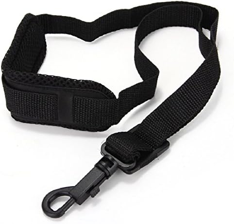 Black Duarble Single Shoulder Sling Sax Saxophone Belt Neck Strap With Plastic Hook Saxophone Parts Accessories