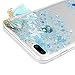 iPhone 7 Plus Case, iPhone 8 Plus Case, Beach Starfish Shower Seashell Design Transparent Clear Soft Flexible Gel Silicone TPU Bumper Slim Fit Shockproof Protective Cover for iPhone 7/8 Plus - Blue