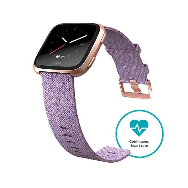 Fitbit Versa Special Edition Health & Fitness Smartwatch with Heart Rate, Music & Swim Tracking, Lavender