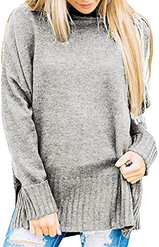 HIRIRI Turtleneck Women's Casual Soft Sweater Long Sleeve Comfortable Shirt Slimming Sexy Blouse